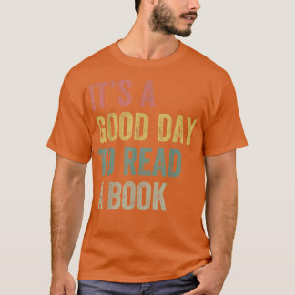 Camiseta Retro Es un buen día para leer un libro