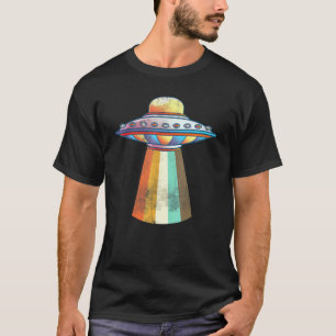 Camiseta Retro Espacio Extraterrestre Ufo Secuestro Sci Fi
