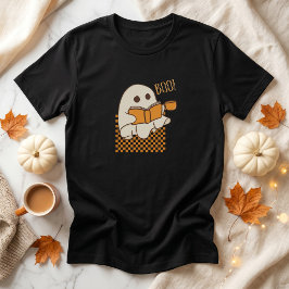Camiseta Retro Espeluznante Cute Fantasma Halloween