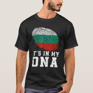 Camiseta Retro está en mi ADN Bulgaria bandera patriótica