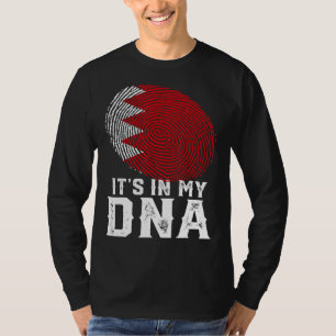 Camiseta Retro está en mi bandera de Bahréin con huellas de