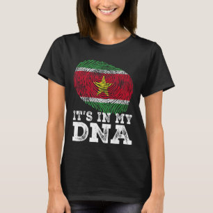 Camiseta Retro está en mi huella digital de la bandera Suri