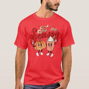 Camiseta Retro Esta Temporada Cae Calabaza Spice Funny Autu