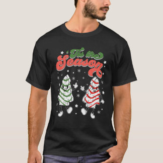 Camiseta Retro Esta Temporada Los Pasteles De Árbol De Navi