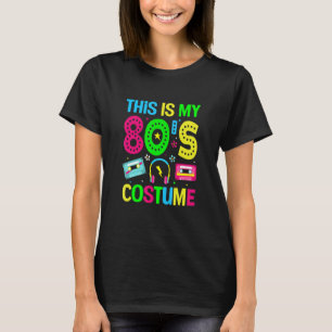 Camiseta Retro Este Es Mi Costume De Los 80 Ochenta