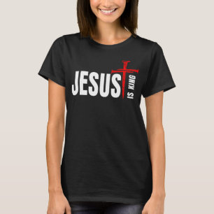 Camiseta Retro Estilo 'Jesús es Rey'