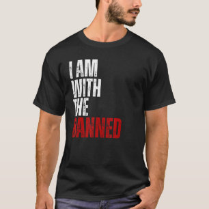 Camiseta Retro estoy con la librería de libros prohibidos