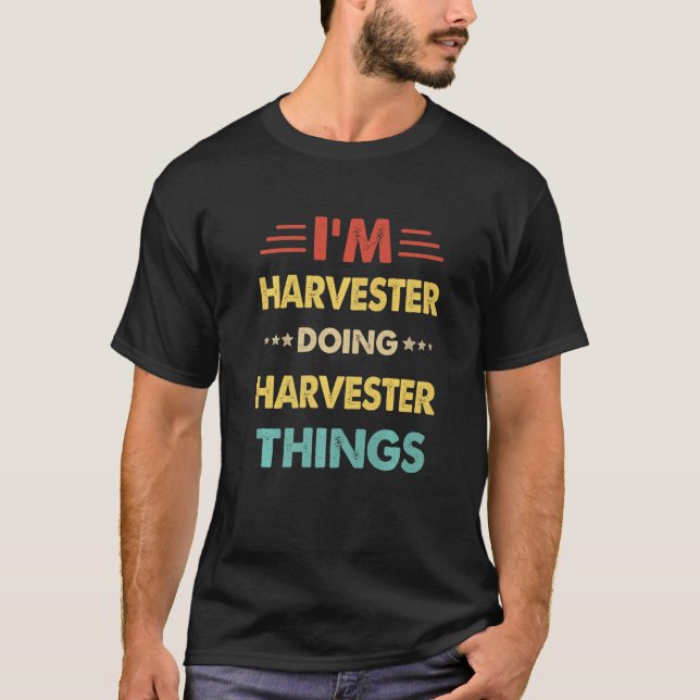 Camiseta Retro estoy cosechando cosas 2 (Anverso)