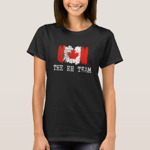 Camiseta Retro Estoy en el equipo Eh, la bandera canadiense