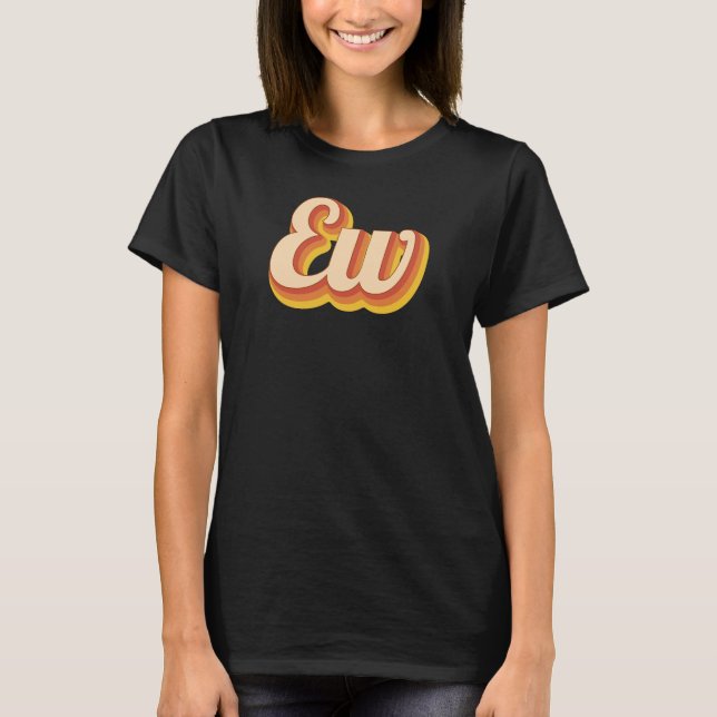 Camiseta Retro Ew (Anverso)