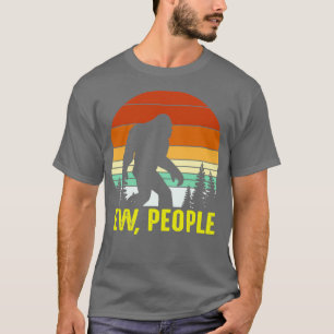 Camiseta Retro Ew People Bigfoot Sasquatch Yeti