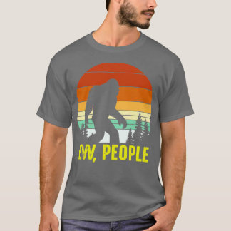 Camiseta Retro Ew People Bigfoot Sasquatch Yeti