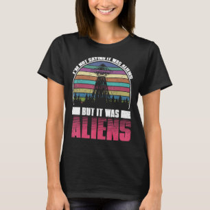 Camiseta Retro Extraterrestre Ufo Idea Alien