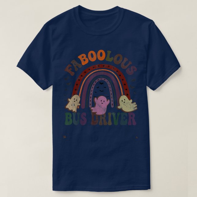 Camiseta Retro FABOOLOUS BUS DRIVER Costume This Is My Scar (Diseño del anverso)