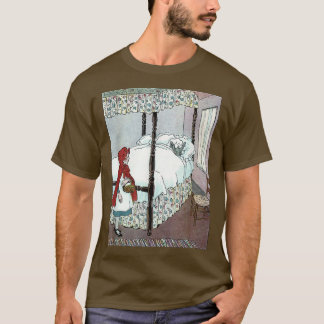 Camiseta Retro Fairytale Lobo Malo Caperucita Roja
