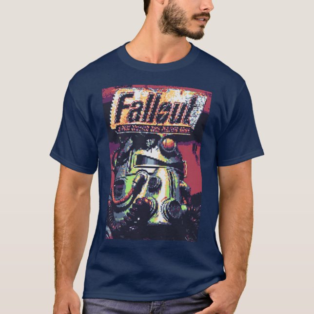 Camiseta Retro Fallout Piel Cover girl (Anverso)