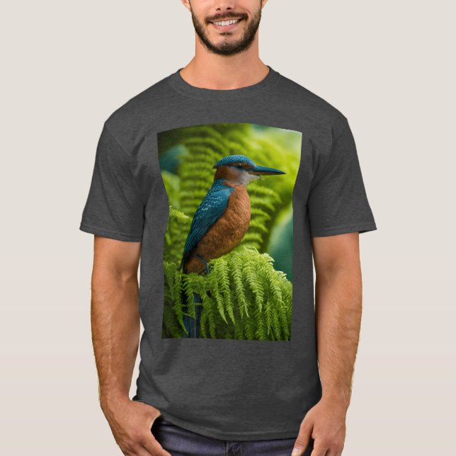 Camiseta Retro familiar de aves (Anverso)