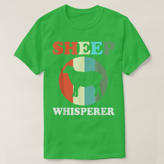 Camiseta Retro Farm Farmer Ranch Sheep Whisperer (Diseño del anverso)