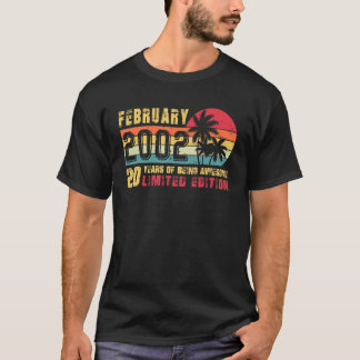 Camiseta Retro Febrero 2002 20 años de edad 20º día B