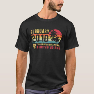 Camiseta Retro Febrero 2010 12 Years Old Limited Edition 1