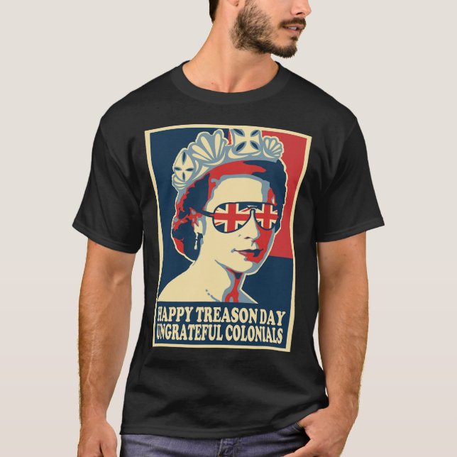 Camiseta Retro Feliz Día De La Traición 4 De Julio Coloni B (Anverso)
