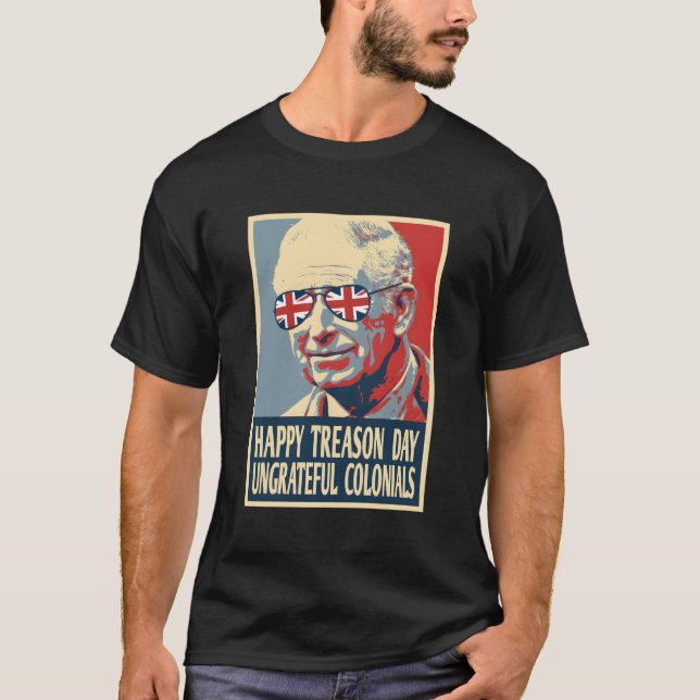 Camiseta Retro Feliz Día De La Traición 4 De Julio Coloni B (Anverso)