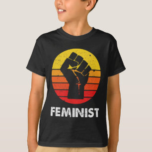 Camiseta Retro feminista anarquista vintage igualit de muje
