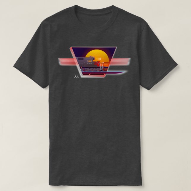 Camiseta Retro Ferrocarril Reloaded (Diseño del anverso)