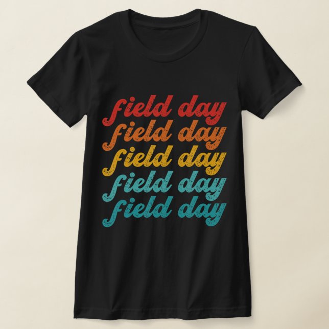 Camiseta Retro Field día de los profesores de juegos de cam (Distribución)