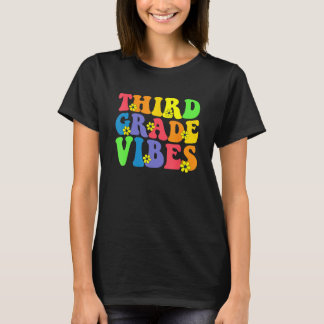 Camiseta Retro Fifth 3rd grade vibes back to school teacher