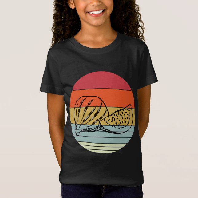 Camiseta Retro Fig Design Planta de higos vegetarianos (Anverso)