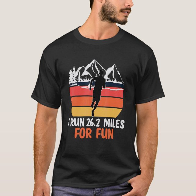 Camiseta Retro First Marathoner Marathon Finisher 26 2 Runn (Anverso)