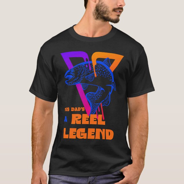 Camiseta Retro Fishing Legend (Anverso)