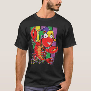 Camiseta Retro Flag Boil Crew Crawfish Bead Mardi Gras 2022