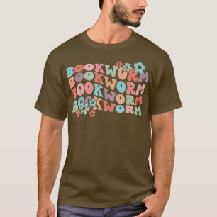 Camiseta Retro Floral Bookworm Librarian Book Lover Funny R