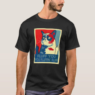 Camiseta Retro Fluff Tú Tú Fluffin' Fluff Gato Gatito