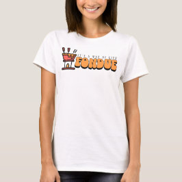 Camiseta Retro Fondue, es una forma de vida