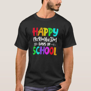 Camiseta Retro Fórmula Matemática 100 Días De Cole