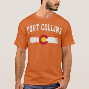 Camiseta Retro Fort Collins Colorado Home Love Family