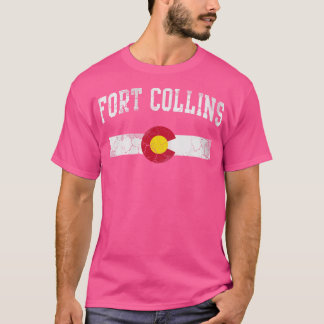 Camiseta Retro Fort Collins Colorado Home Love Family