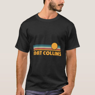 Camiseta Retro Fort Collins Colorado Sunset