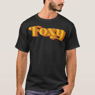 Camiseta Retro Foxy Funny Vintage 70s Costume Fiesta hombre