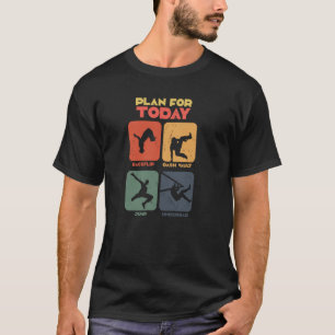 Camiseta Retro Freerunner Acrobat Plan Para Hoy Parkour