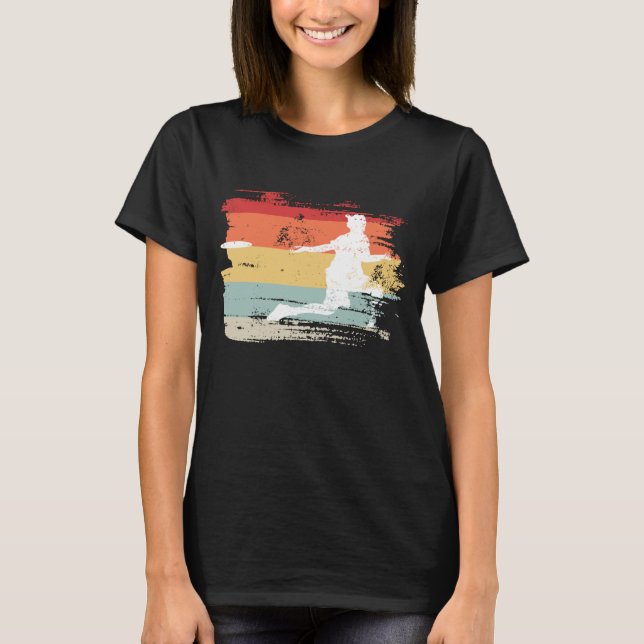 Camiseta Retro Frisbee Disk Golf 1 (Anverso)