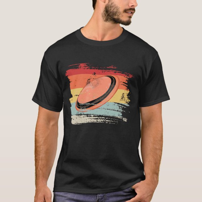 Camiseta Retro Frisbee Disk Golf 3 (Anverso)