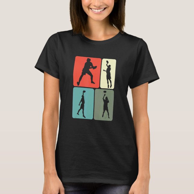 Camiseta Retro Frisbee Ultimate Frisbee Player Disc (Anverso)