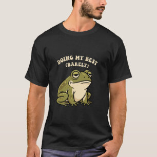 Camiseta Retro Frog Barely Trying Men’s Graphic T-Shirt