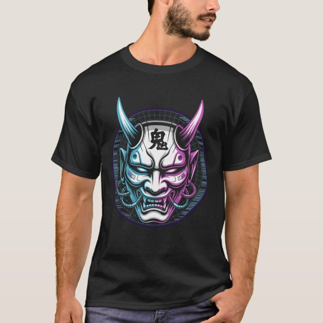 Camiseta Retro Fun Techwear Cyberpunk for Samurai Artist (Anverso)