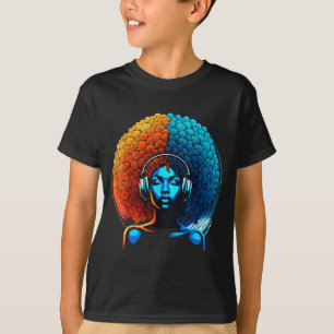 Camiseta Retro Funk Afro Chica Disco Soul Americano African