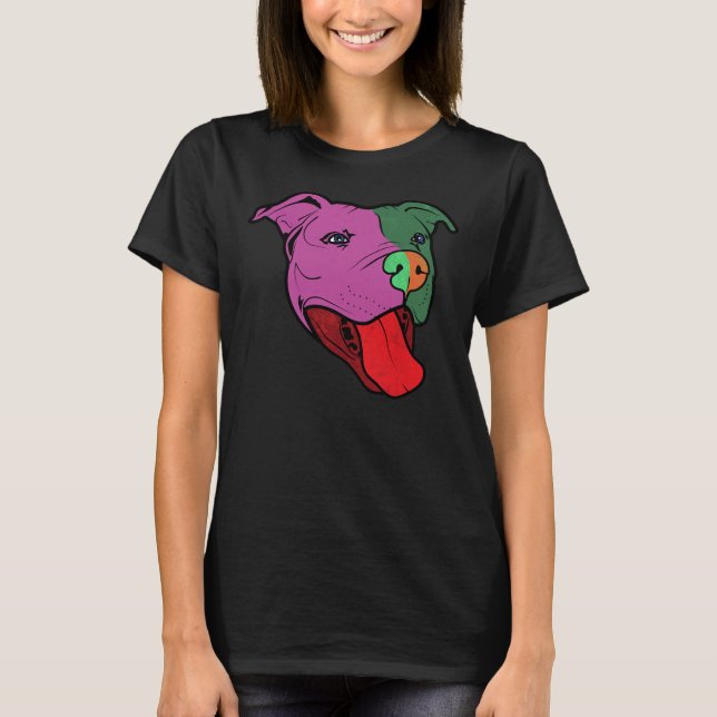 Camiseta Retro Funky Pitbull (Anverso)